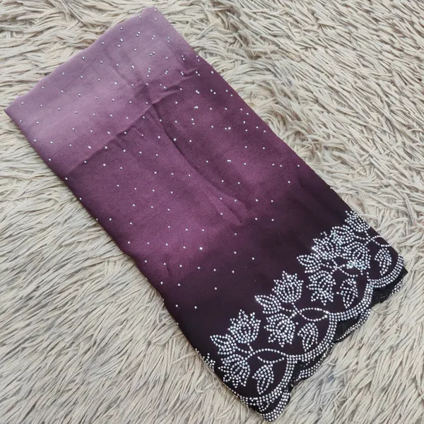 Chiffon  stonework Hijab | HJ01
